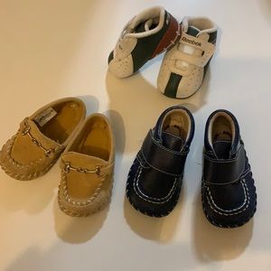 Bundle of baby shoes for boys